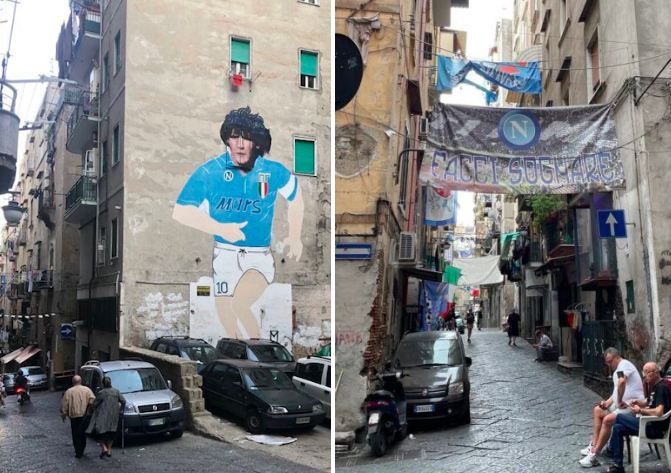 Quarteri Spagnoli Maradona Mural