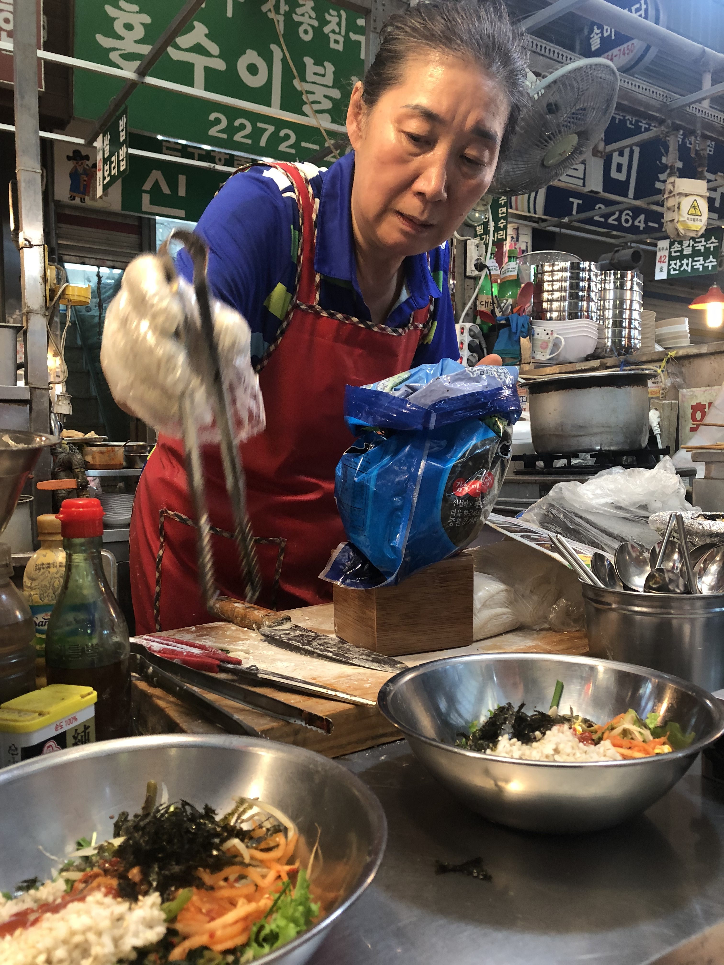 Gwangjang Market Seoul food